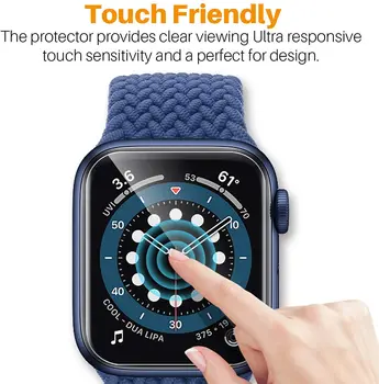 Гидрогелевый Екран protetor Мека Филм За Apple Watch 6 SE 5 4 3 2 1 Пълно покритие не стъкло За Iwatch 40 ММ 44MM 38ММ 42М броня