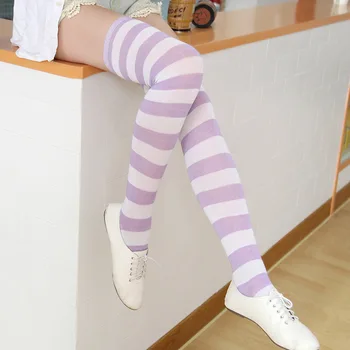 Дамски чорапи Момичета Дълги Над Коляното Шарени Чорапи С принтом Сладко Сладко Kawai Пастели, Бедрото, Коляното Чорапи Чорапи Совалка