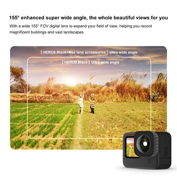 PULUZ Max Lens Mod Широкоъгълен обектив за GoPro HERO9 Black
