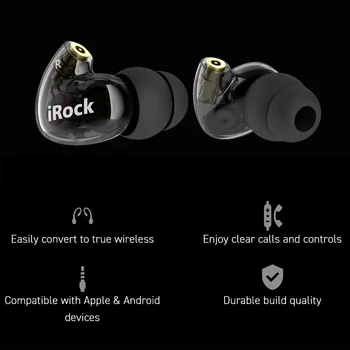 HIFI, Bluetooth Слушалки, Кабел + Безжични Слушалки Спортни Слушалки Duall Драйвери Високо Качество на Подвижни Коаксиален аудио кабел