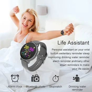 2021 Full Touch Smart Watch Men Blood Pressure Smartwatch Women Waterproof Heart Rate Tracker Sport Clock Watch For Android и IOS