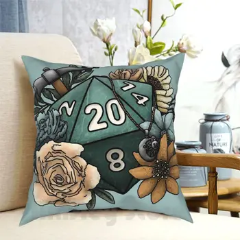 Cleric Class D20-Tabletop Игри Със Зарове Pillow Case Printed Home Soft Хвърли Pillow D20 D D And Dnd Tabletop Игри Със Зарове