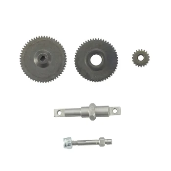 за Axial SCX24 90081 1/24 RC Crawler Car Metal Transmission Gear Gear with Shaft Upgrade Parts Аксесоари