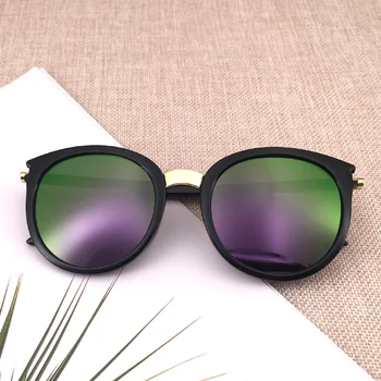 Класически Кръгли Vintage Слънчеви очила Дамски Модни Маркови Дизайнерски Огледални Слънчеви очила Дамски Нюанси на Ретро Gafas Oculos De Sol UV400