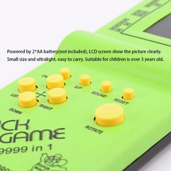 Здрава забавна игрова конзола Tetris handheld animation game console детска образователна игра пъзел Handheld Game Console
