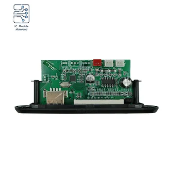 DC 12V Car TF Card Version 2x15W MP3 Decoding Board Bluetooth Module 5.0 Music Speaker USB FM Remote Power Amplifier Board
