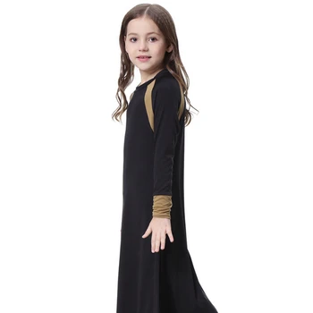 2021 Summer New Girl Fashion Turkey Абая Robe Muslim Arab Middle East Dubai Саудитска Малайзия Момиче Robe Long Dress Skirt