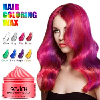 Sevich 120g Еднократна Цвят на Косата Восък на Жените и Мъжете Стил 