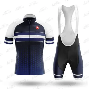 Лятна Мъжка Велосипедна Облекло Pro Cycling Jersey Set Mountian Bicycle Дрехи Се Носят Ropa Ciclismo Racing Bike Cycling Clothing Set
