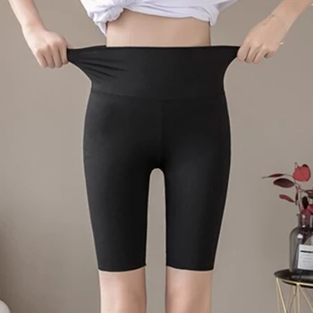 Къси панталони за йога Doublesided Fitness Стегнат Gym Sport Workout Running High Waist-Butt Lifting Squat Proof Five Points Панталони