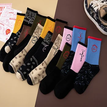Уличната мода творчески Скот Травис чорапи интересен дизайн шаблон хип-хоп мъжки чорапи щастлива новост екипажа мъжки чорапи