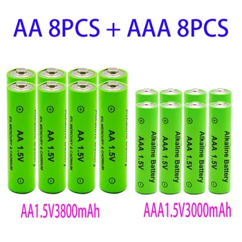 1.5 V 3800mAh И 3000MAhAA/AAA Алкални Акумулаторни Батерии, Електронно Оборудване За Фенерче MP3, Резервна Батерия