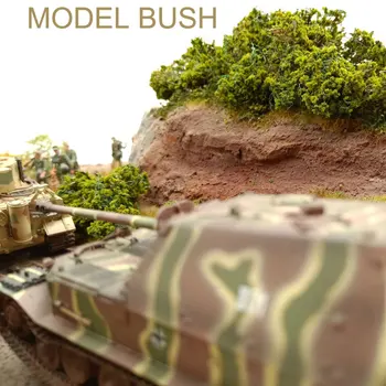 Моделиране на Дървета Диорама Храст 1:72-1:24 Жп Влак Оформление Военна Сцена DIY Модел на Вземане на Материали
