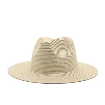 слънчеви шапки и летни шапки мъжки женски мъжки широкополые панама сламени шапки открит плаж слънчеви ръчно изработени ежедневни дамски мъжки сламени шапки