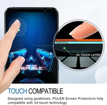 2.5 D 9H Закалено Стъкло За ROG Phone 5 I005DA I005DB ZS673KS Ultimate Screen Protector Glass On За Asus ROG Phone 3 ZS661KS