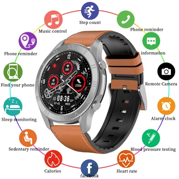 2021 Мода Galaxy Watch3 Smart Watch Men САМ Face GT2 Интелигентни Водоустойчиви Часовници за Android и IOS Huawei, Xiaomi Samsung Watch