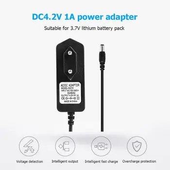 4.2 V, 1A 18650 литиево-йонна Батерия Зарядно Устройство DC5.5mm Plug Power Adapter Charger high quility EU US Plug Plug Power Adapter Charger new