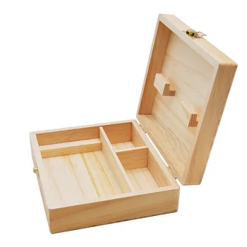 Дървена Кутия За Съхранение С Прокатным Чекмедже Голям И Е Идеален За Организация На Вашите Аксесоари Отделение За Съхранение На Кутии Практичен Регулируема