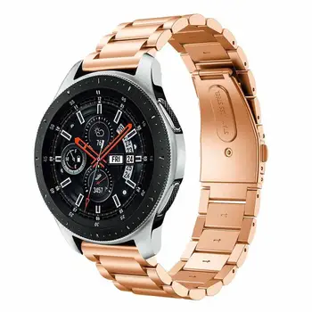 S18mm 22мм 24mm 20mm Каишка за Часовник Samsung Galaxy 3 Watch 42 46мм GEAR S3 Active2 Classic quick release Неръждаема стомана