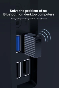ORICO Mini Wireless USB Bluetooth Dongle Adapter 5.0 Bluetooth Music Audio Receiver Предавател За PC Говорителя Мишка за Лаптоп