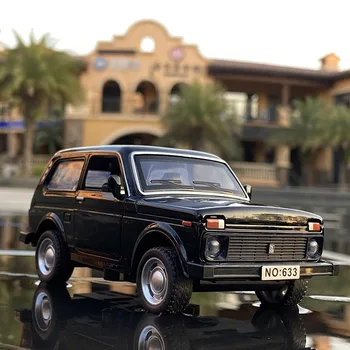 1:32 LADA NIVA Classic Car Alloy Car Model Diecasts & Toy превозни средства Metal Toy Car Model Simulation Collection Childrens Toy Gift