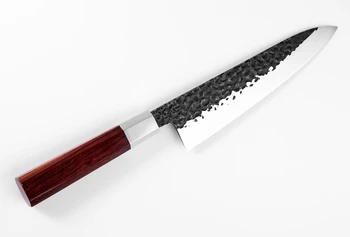 XITUO Chef Knife 8 Inch High Carbon Steel Ръчно Sharp Knife Cleaver Sushi Paring Gyuto Kiritsuke Кухня Tool Осмоъгълна Дръжка