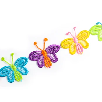 Направи си САМ екология В Детската Градина Ръчни Материали Цвят на Пеперудата за Околната среда Дантелени Аксесоари Облекла Бельо Украса