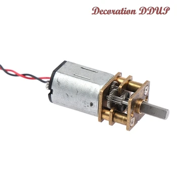 DC 5V Micro N20 Gear Motor Slow Speed Metal Gearbox Reducer Electric Motor направи си САМ Играчка 40/60/28/150/300/110 RPM