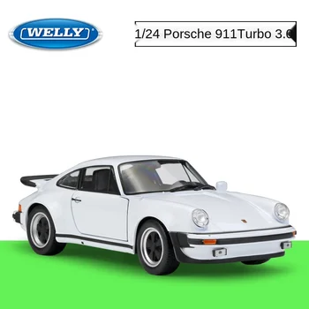 WELLY 1:24 1974 Porsche 911 Turbo3.0 sports car simulation alloy car model crafts decoration collection toy tools gift