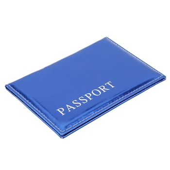 Аксесоари за пътуване Корици за паспорти на Притежателя Изкуствена Кожа ID Банкова Карта Чанта Мода Мъже, Жени Паспорт Бизнес Портфейл Калъф
