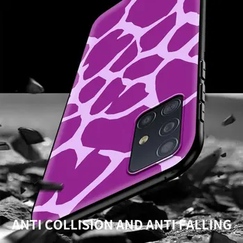 Розова Крава Модел на Калъф за Samsung Galaxy A51 A71 A21s A31 A12 A41 A11 A02s A42 А01 А21 A91 A32 A52 A72 5G Калъф За Телефон Capa