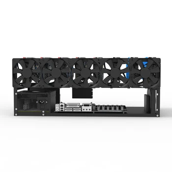 Stackable Open Mining Rig Frame Mining ETH/ETC/ZEC Ether Accessories Tools for 8 GPU Crypto Coin Bitcoin Rack Only New
