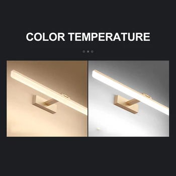LED mirror light bathroom wall lamp mirror светлини Bathroom cabinets 40cm 50cm for picture sconce home waterproof makeup 12W