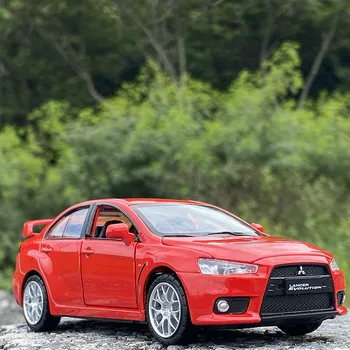 1:32 Mitsubishi Lancer Evo X 10 Alloy Car Diecasts & Toy Превозни Средства Toy Car Metal Collection Model Car High Simulation Kids Gift