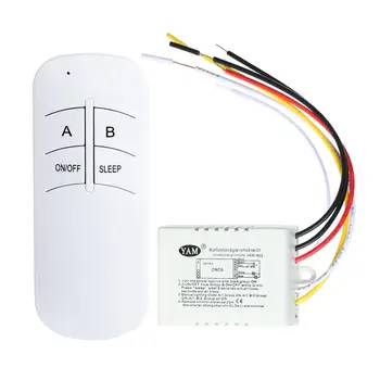 1/2/3 Way ON/OFF 220V Remote Control Switch Lamp-Light Digital Wireless Wall Remote Control Switch Receiver Transmitter
