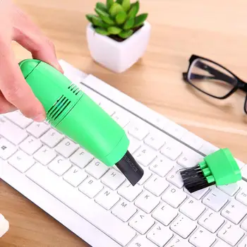 Компютърен Прахосмукачка Mini USB Keyboard Cleaner PC Laptop Brush Dust Cleaning Kit