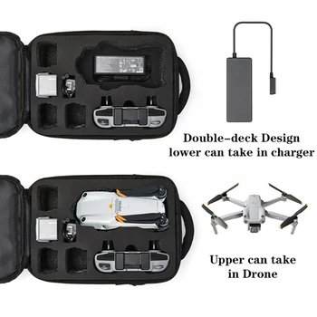 Пътен Калъф Подмяна Чанта за Съхранение за Mavic Air 2S ,Водоустойчива устойчива на износване Калъф за Носене с Двоен Цип Дизайн X37A