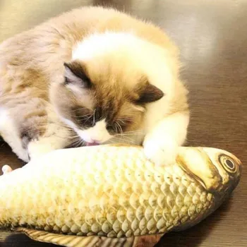 Котка Favor Fish Играта на Котка Mint Пълнени с Риба Форма Сезал Коноп Cat Scratch Board Когтеточка за котешки Храни Зоотовары