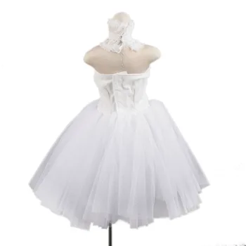 [wamami] 400# Елегантна Бяла рокля на Принцеса за 1/4 MSD DOD ОРБ BJD Dollfie