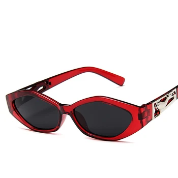 Kaibote S-1170 Ретро Дамски Слънчеви очила Малка Рамка, UV-Защита на Мода Котешко Око Слънчеви Очила за жени на Открито Очила Дамски