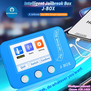 J BOX JC Jail Break Box JCID за игнориране на ID и парола icloud на устройство с iOS за iphone / ipad Проверете адреса на Wi-Fi bluetooth
