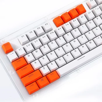 104 бр./компл. Универсален Двоен Цвят Key Cap Keycaps за Cherry Механична Клавиатура Keycap Клавиатура Аксесоари Цвят Съвпадение
