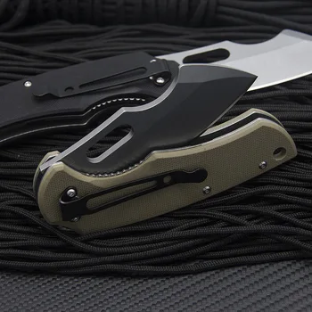 Нов G512 Открит Сгъваем Джобен Нож G10 Дръжка D2 Острието Мулти Къмпинг, Лов Оцеляване Тактически Плодови Ножове EDC Кухненски Инструменти