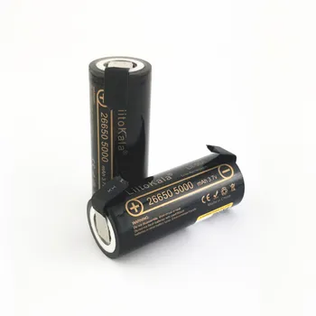LiitoKala Lii-50A 26650 5000mah 26650-50A Литиево-йонна батерия 3.7 Акумулаторна Батерия за Фенерче 20A +DIY никел листове