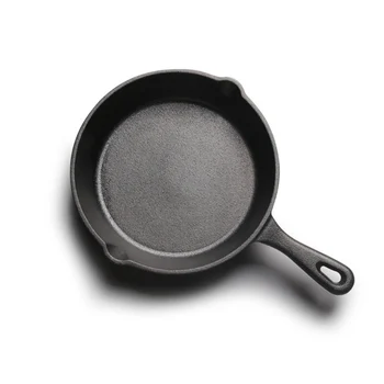 Чугунен антипригарная Тиган 14-20 см Тиган за Газ на индукционна печка Яйце на Палачинка Гърне Кухня с Трапезария и кухненска Посуда