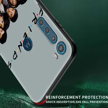 Софтшелл За Motorola G30 G10 G8 G9 Edge Central Perk Friends Защитен калъф за MOTOROLA One Hyper Fusion G Stylus ES6