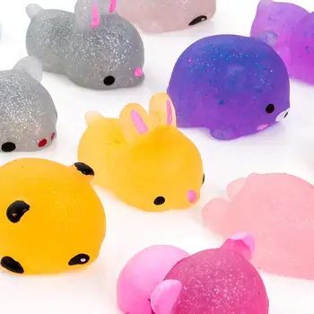 Squishy Animal Toy Преса Mochi Rising Antistress Abreact Топка Мека Лепкава Сладък Забавен Подарък