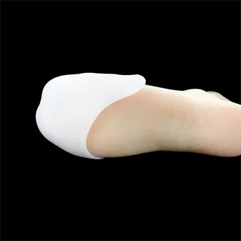 2 елемента Силиконов Гел Носни Възглавнички Балет Hallux Valgus Ортопедични Скоби Обувки Подложки За Грижа За Краката Бурсит на Крака Безплатен Протектор за Възглавница Тампон за Вмъкване