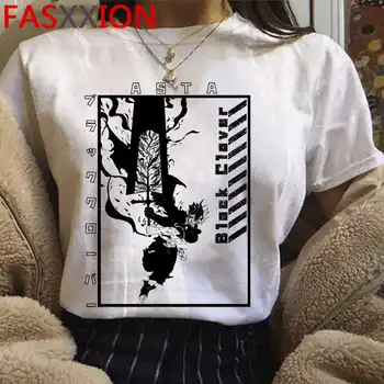 Черно детелина мъжка тениска двойка японски бяла тениска дрехи реколта чифт дрехи