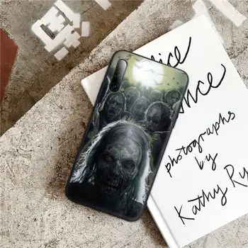 Горещ телевизия The Walking Dead Черен Матов Калъф За Мобилен Телефон Samsung Galaxy S9 S10 S20 S21 S30 Plus Ultra S10e S7 S8 Капак
